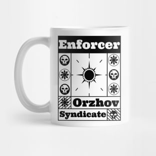 Orzhov Syndicate | Enforcer | MTG Guild Black on White Design Mug